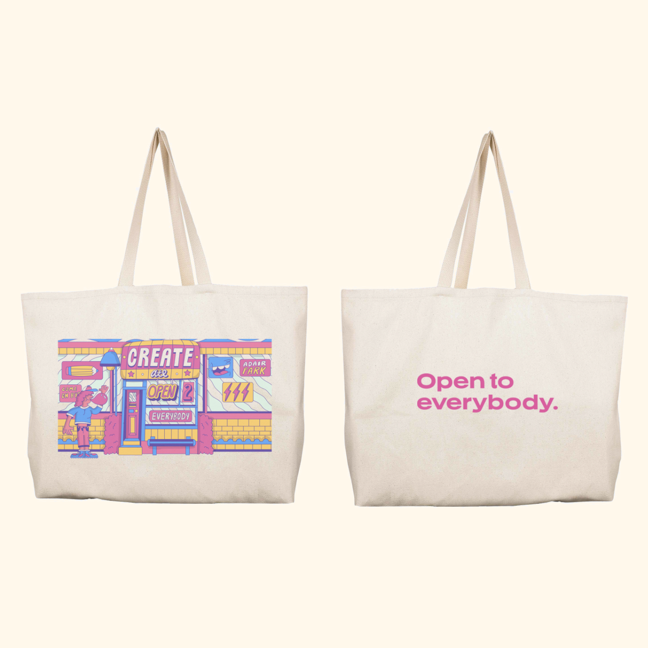 GFB3 "Open to Everybody" tote
